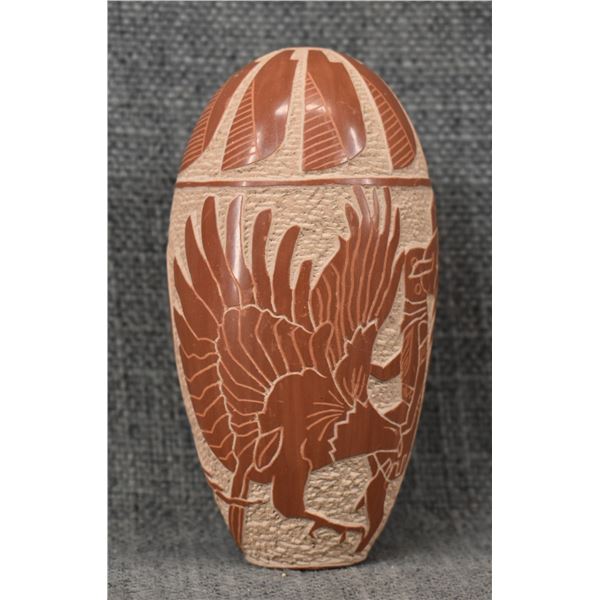 SANTA CLARA POTTERY SEED JAR (FOREST NARANJO)