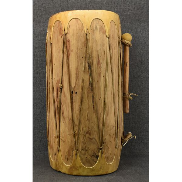 COCHITI COTTON WOOD DRUM (MARCELLO QUINTANA)