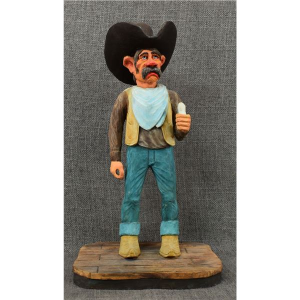 WESTERN WOOD CARVING (BOB WAKEFIELD)