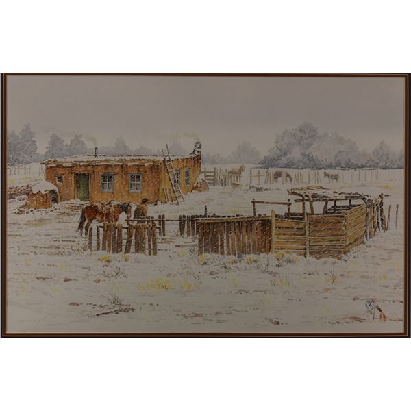 NAVAJO PAINTING (CALVIN TODDY)