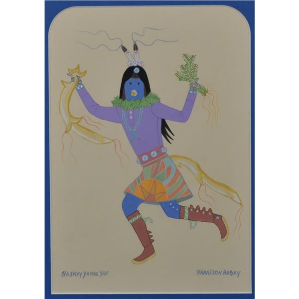 NAVAJO PAINTING (HARRISON BEGAY )