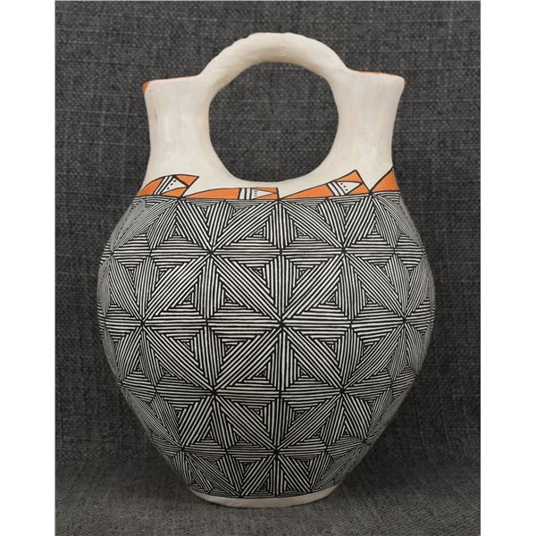 ACOMA POTTERY WEDDING VASE (RITA MALIE)