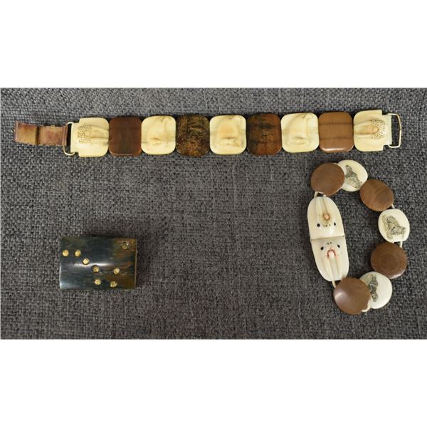 ESKIMO BRACELETS AND PIN