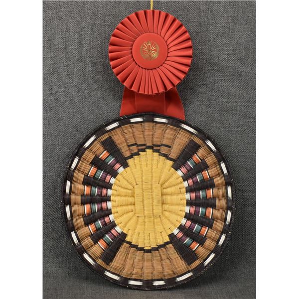 HOPI BASKETRY PLAQUE (BETSY TALASHOMA)