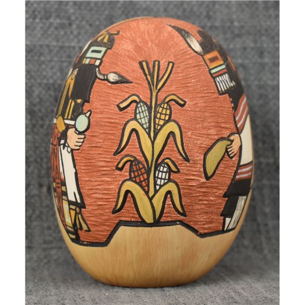 HOPI POTTERY SEED JAR (LAWRENCE NAMOKI)