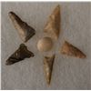 Image 6 : COLLECTION OF ANASAZI ARROWHEADS AND BEADS