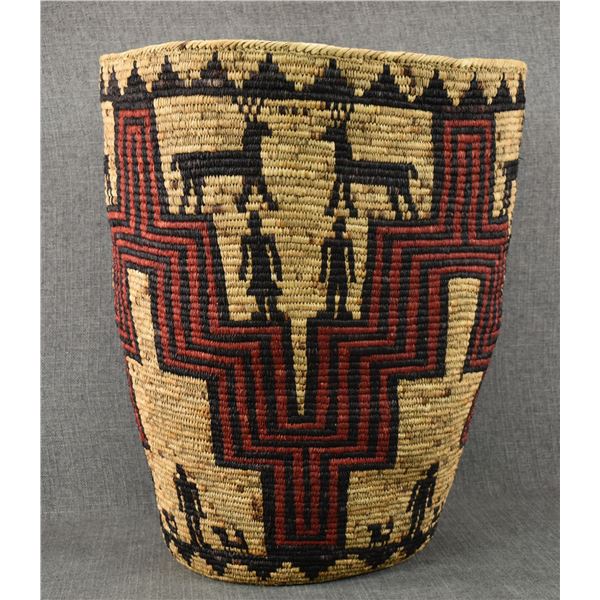 SKOKOMISH BASKETRY CYLINDER (RICHARD CULTEE)