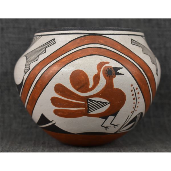 ACOMA POTTERY JAR (ROSE CHINO)