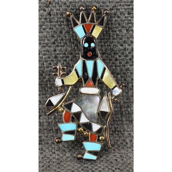 ZUNI PIN/PENDANT (LYNNETTE LAIWAKETE)
