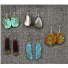 Image 1 : FIVE PAIR OF EARRINGS