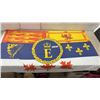 Image 1 : Canadian Royal Standard of Queen Elizabeth Ii Flag 36 x 60"
