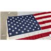 Image 2 : Vintage American Flag with 50 Stars and Sewn Stripes 54 x 31"