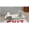Image 4 : Lumacell Exit Sign with Emergency LED Lights 12 x 12"