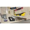 Image 8 : Pegboard Hooks, C-Clamp, Utility Knives, Hand Saws, Trowels, Caulking Gun, and More