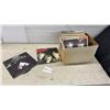 Image 1 : Box of Vinyl Records Including Kiss, the Police, Easy Listening and More