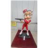 Image 1 : Betty Boop Roller Skating Waitress Statue with Serving Tray 36" Tall Very Cool