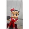 Image 2 : Betty Boop Roller Skating Waitress Statue with Serving Tray 36" Tall Very Cool