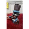 Image 5 : Cast Iron Mechanical Bank with Top Hat Figure Black Americana 8" Tall
