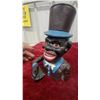 Image 6 : Cast Iron Mechanical Bank with Top Hat Figure Black Americana 8" Tall
