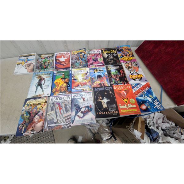 Collection of 19 Astro City, Guardians of the Galaxy, Doom Patrol Graphic Novels and More
