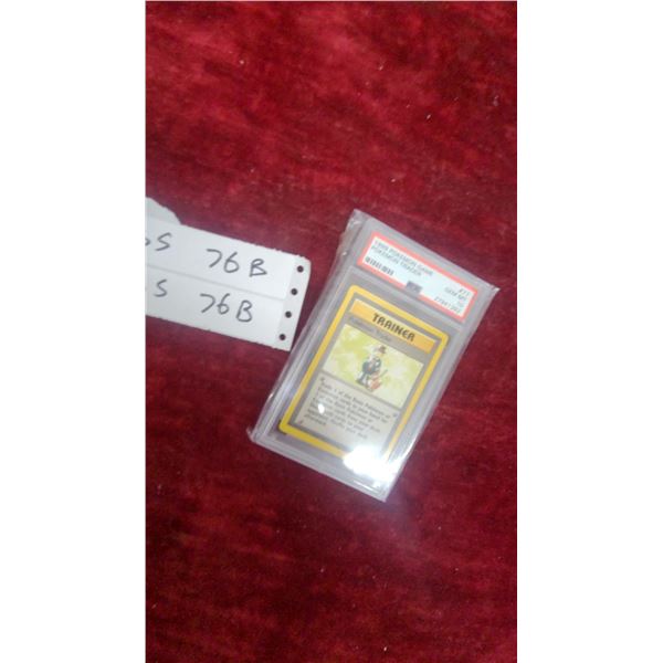 1999 Pokémon Game Pokémon Trader #77 Trainer Card PSA Gem Mint 10