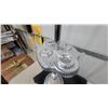 Image 6 : Chrome Art Deco Airplane Smoking Stand with Lighted Base