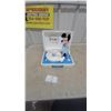 Image 1 : Sears Mickey Mouse Portable Record Player with Built-In Speaker Vintage