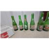 Image 3 : Vintage 7UP Green Glass Bottles and Arena Sales Carry Coca-Cola "Coke Is It!" Wire Display Rack