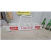 Image 5 : Vintage 7UP Green Glass Bottles and Arena Sales Carry Coca-Cola "Coke Is It!" Wire Display Rack