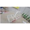 Image 6 : Vintage 7UP Green Glass Bottles and Arena Sales Carry Coca-Cola "Coke Is It!" Wire Display Rack