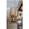 Image 6 : Collection of Framed Shell Art Floral Arrangements on Black Velvet and More biggest10 X 10"