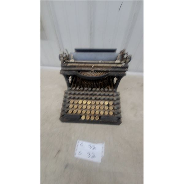 Smith Premier No. 2 Upstrike Typewriter