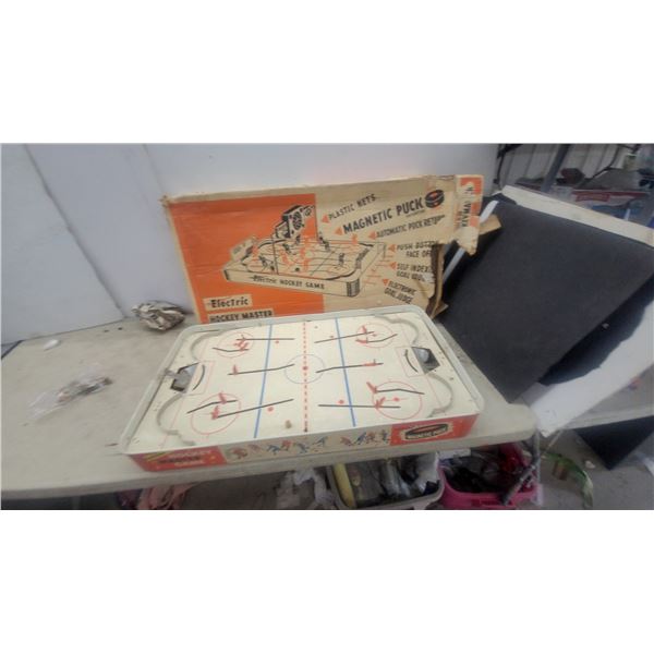 Electric Hockey Master Model H-18 Tabletop Hockey Game with Original Box