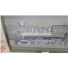 Image 3 : Framed a.K. Hamilton 1969 Painting of CPR No. 1 "Countess of Dufferin" Steam Locomotive 49.6 x 26"