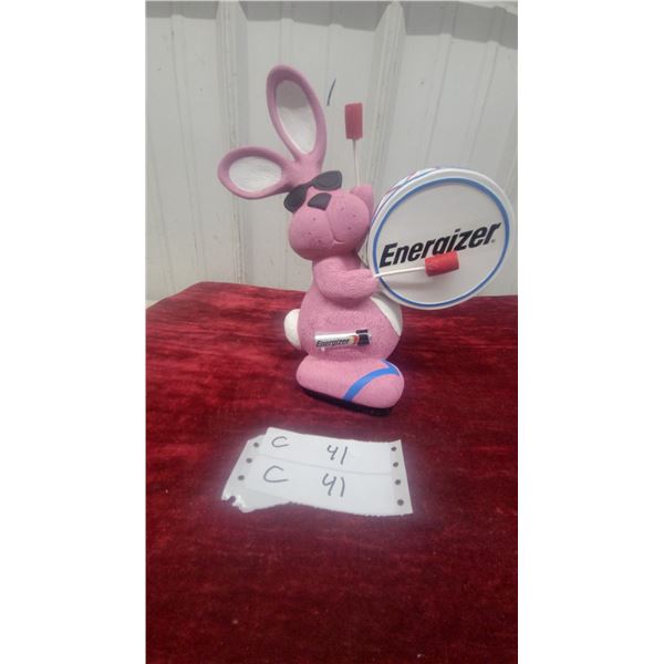 Energizer Bunny Promotional Figure with Drum and Drumsticks Bank 10" Tall