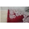 Image 3 : Collection of 25 Clear Pressed Glass Embossed Designs Mc Donalds Batman