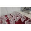 Image 5 : Collection of 25 Clear Pressed Glass Embossed Designs Mc Donalds Batman