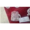Image 7 : Collection of 25 Clear Pressed Glass Embossed Designs Mc Donalds Batman