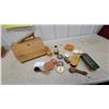 Image 1 : Vintage Wooden Shoe Shine Box with Kiwi Polish, Brushes, and More