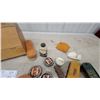 Image 3 : Vintage Wooden Shoe Shine Box with Kiwi Polish, Brushes, and More