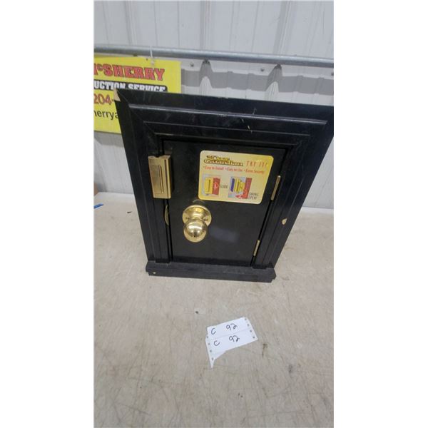 The Door Guardian Security Door Lock Salesman Display Model with Brass Hardware