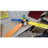 Image 3 : Colorful Ceiling Fan with Light Kit, Five Blades