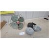 Image 1 : Torcan Vintage Electric Desk Fan and Double Bell Alarm