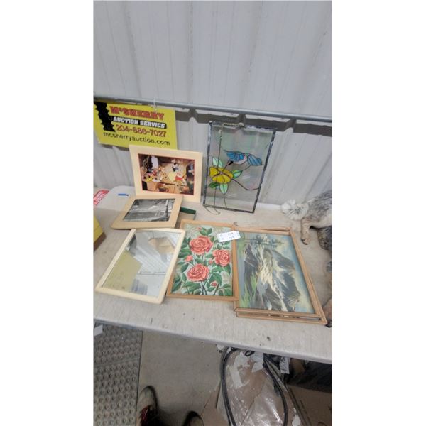 Stained Glass Hummingbird Panel, Snow White Print, Paint by Numbers, Mirror, and More