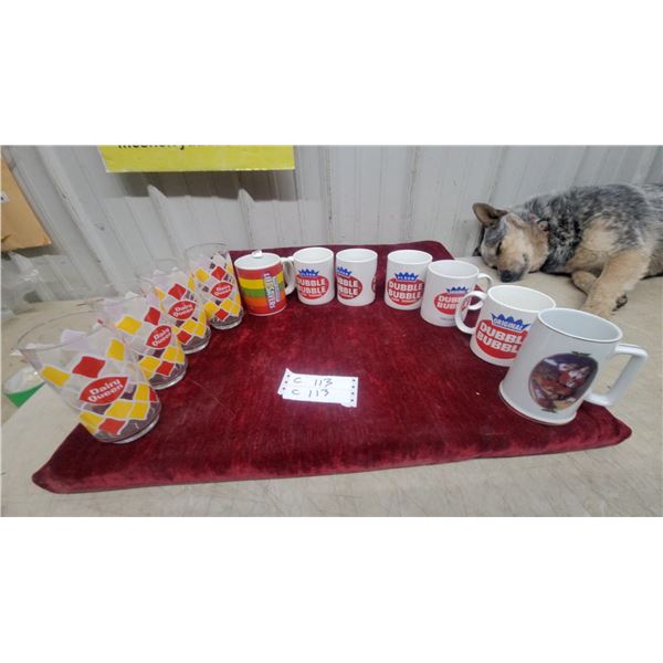 Dairy Queen Glasses, Double Bubble Mugs, Life Savers Mug, and More