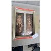 Image 3 : Favor-Ware Wall Plaque Set with Masked Dancers and Embroidered Cottage Scene