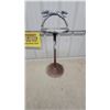 Image 1 : Vintage Chrome Ashtray Stand with Greyhound Dog Handle Some Rust