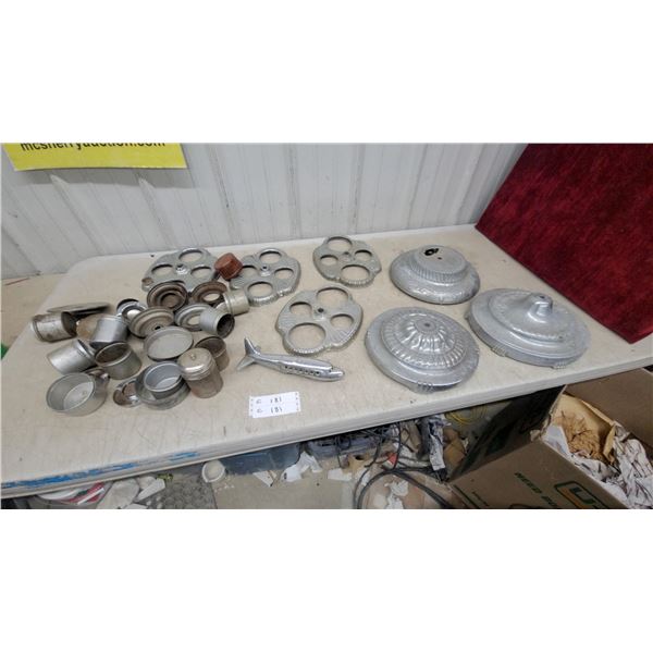 Vintage Chrome Art Decoy Ash Tray Stand Parts