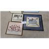 Image 5 : Collection of Five Framed Prints Including Print Meeting AT the Forks Maxine Noel Print American
