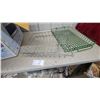 Image 2 : Wire Store Rack Organizer Trays in White, Silver, and Green and More